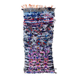 Tapis Berbère Boucherouite coloré - 76 x 176 cm