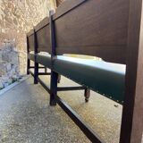 Long brasserie bench