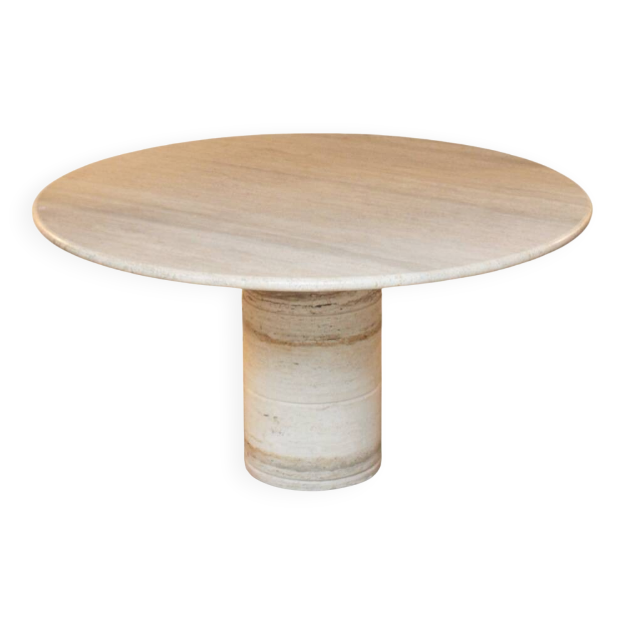 Travertine table edition Up & Up, Italy 1970