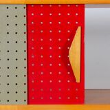 Vintage Czech design wall unit from the 1970s