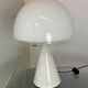 Modernist Italian Space Age Mushroom Shape Table Lamp by Harvey Guzzin