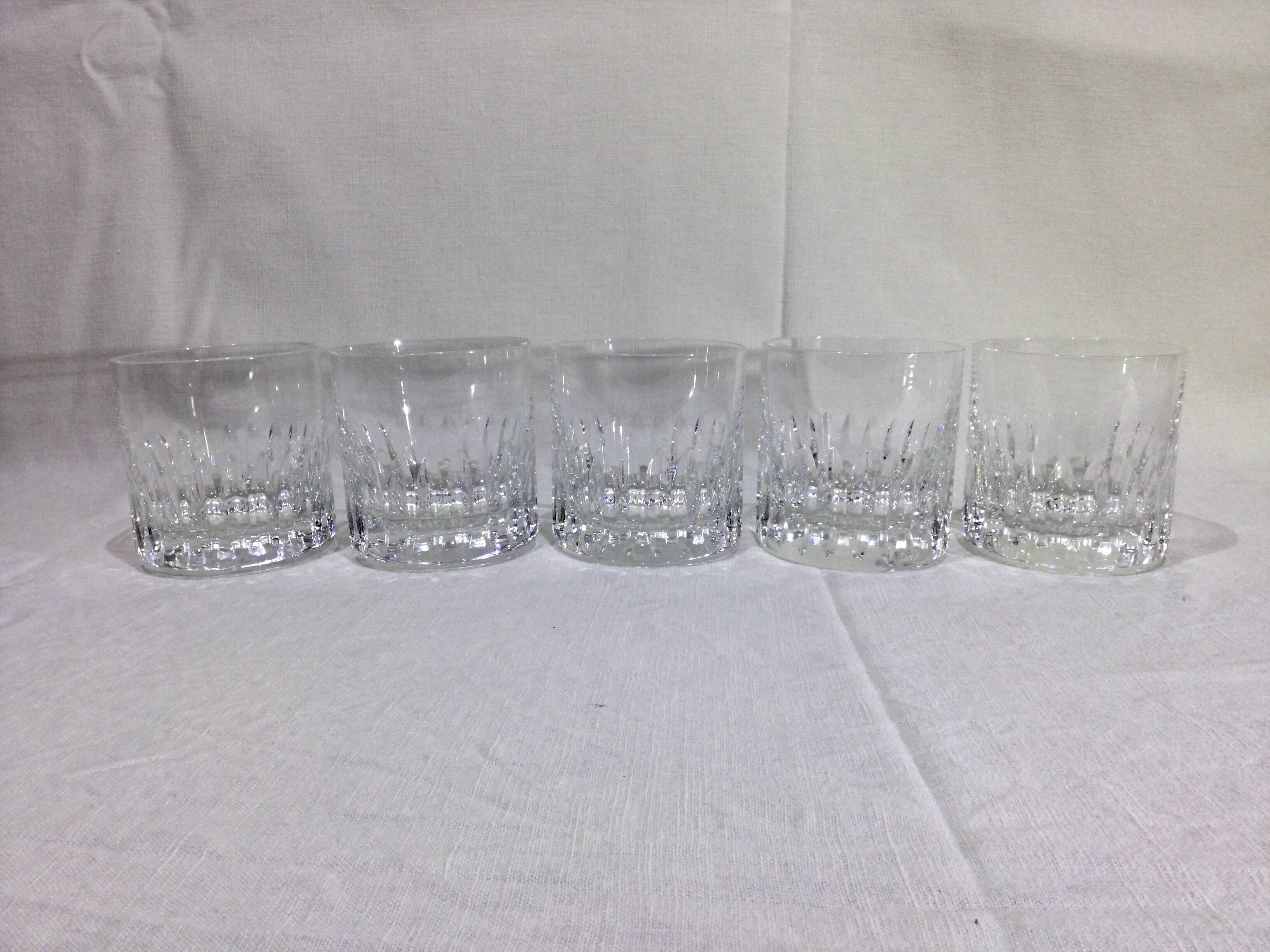Saint-Louis - 5 Jersey Model Whiskey Glasses/Tumblers