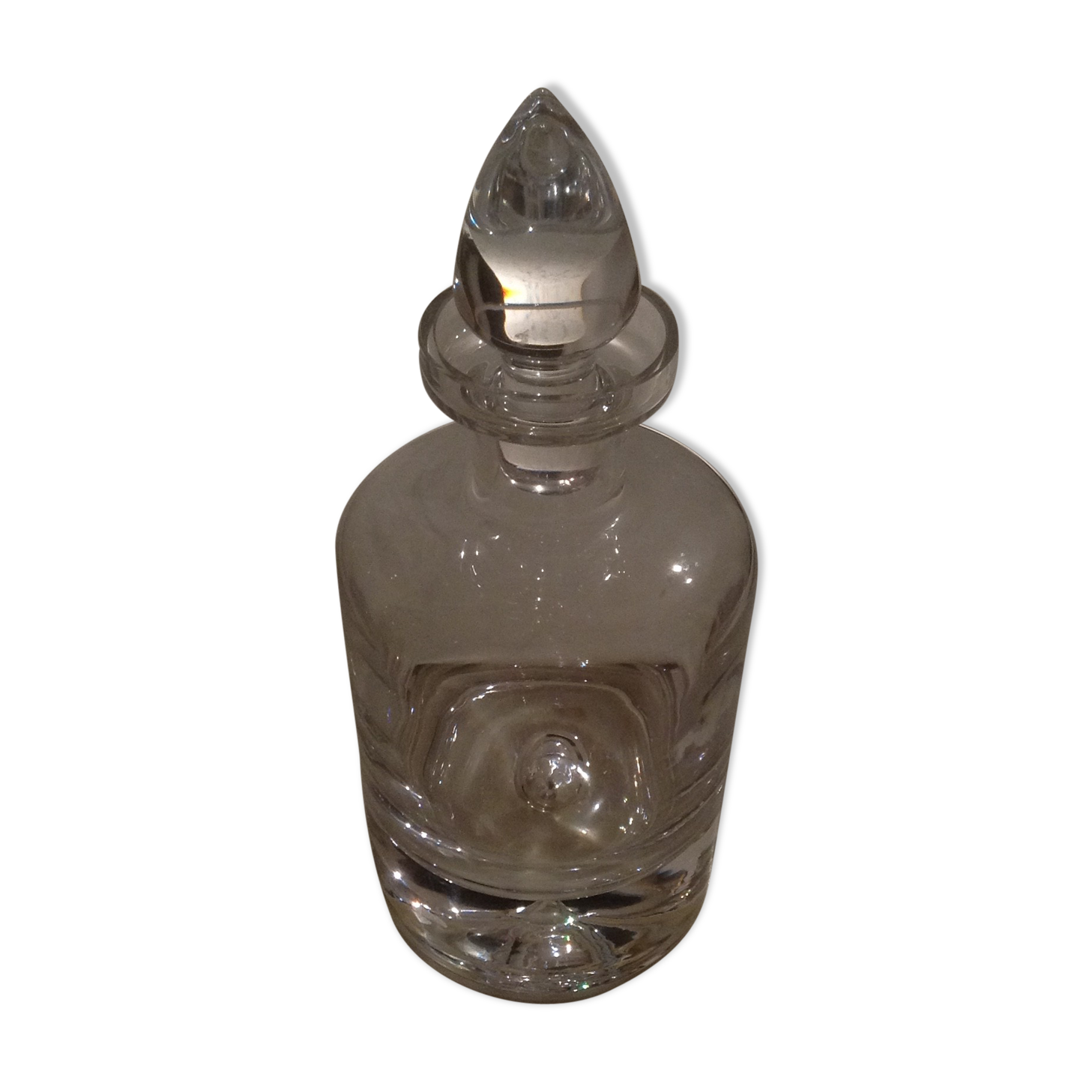 Carafe en verre ovale