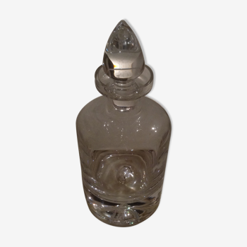 Oval glass carafe