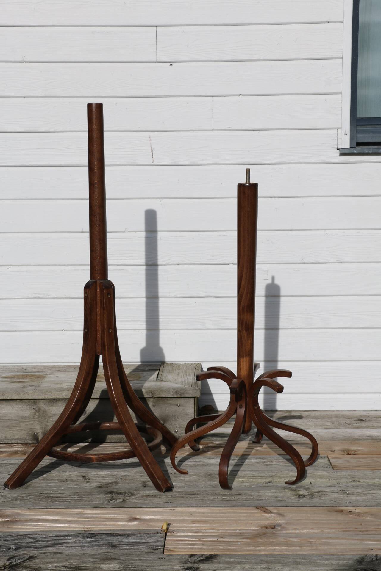 Baumann parrot coat rack, simple, dark beech