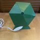 Lampe pince en métal vert, années 50