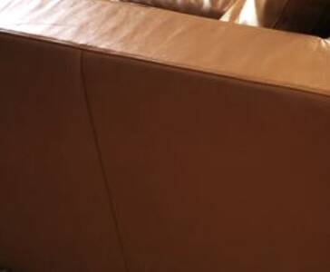 Camel leather sofa Ligne Roset