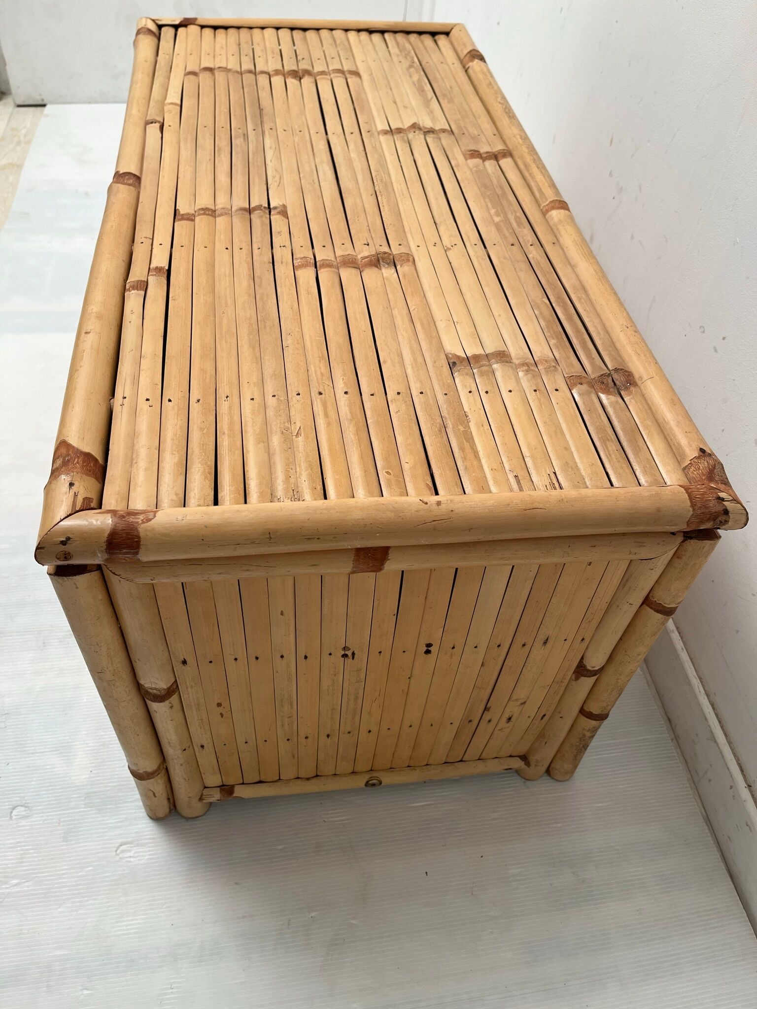 Bamboo chest 60s-70s
