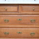 Art Nouveau dressing table dresser in carved oak, France, circa 1910