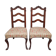 Paire de chaises anciennes pieds sabot