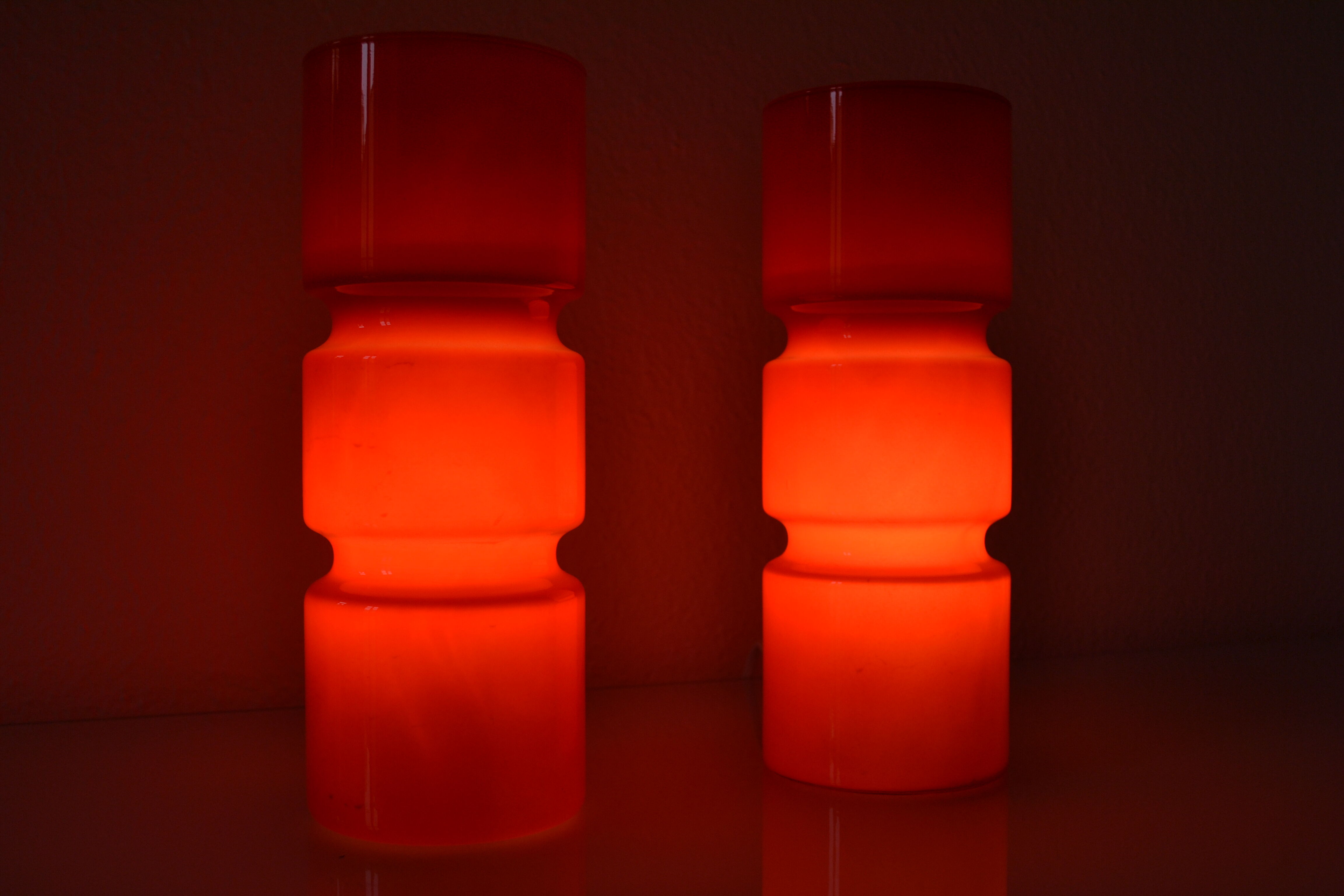 Paire de lampes postmoderniste habitat vintage