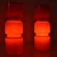 Paire de lampes postmoderniste habitat vintage