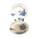 Two iron earth dishes