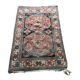 Vintage grey kilim rug in fabric - Hungary, 1930s, double medallion