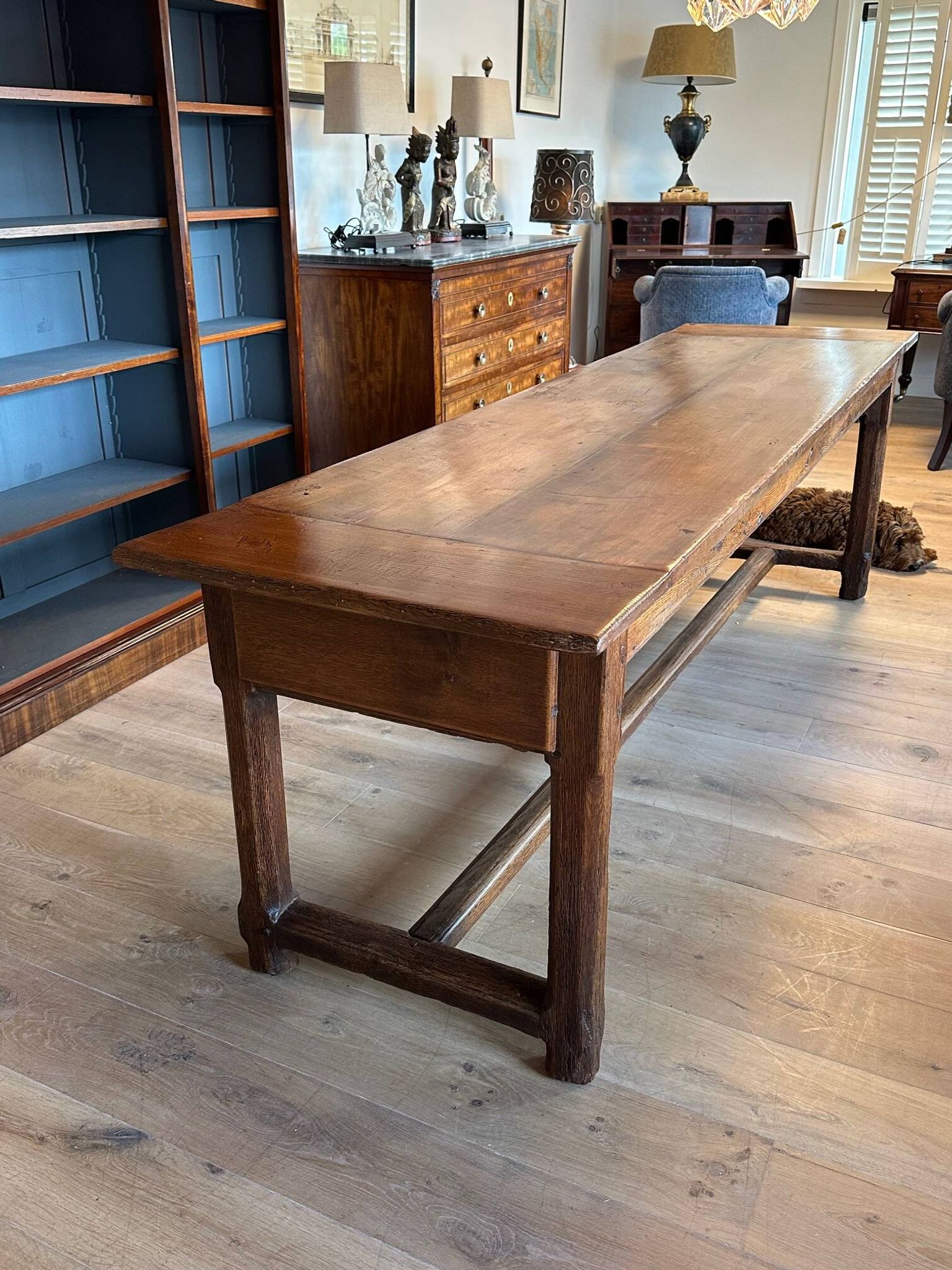 Grande table de ferme antique