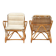 Pair of armchairs - Garden set
