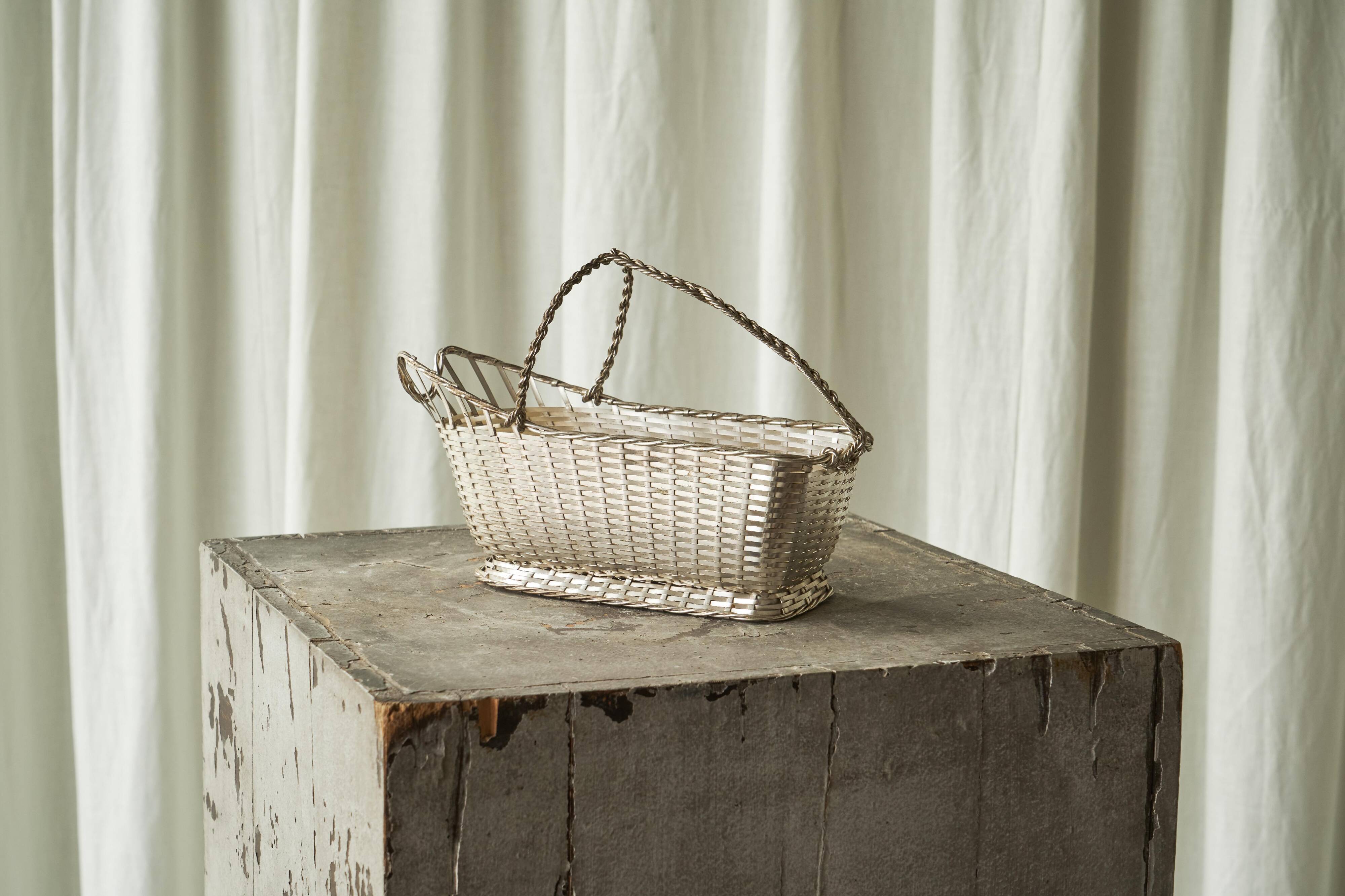 Lino Sabattini for Christofle, silver-plated bottle holder