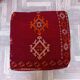 Handmade Berber pouf in wool 60 X 60 X 20 CM