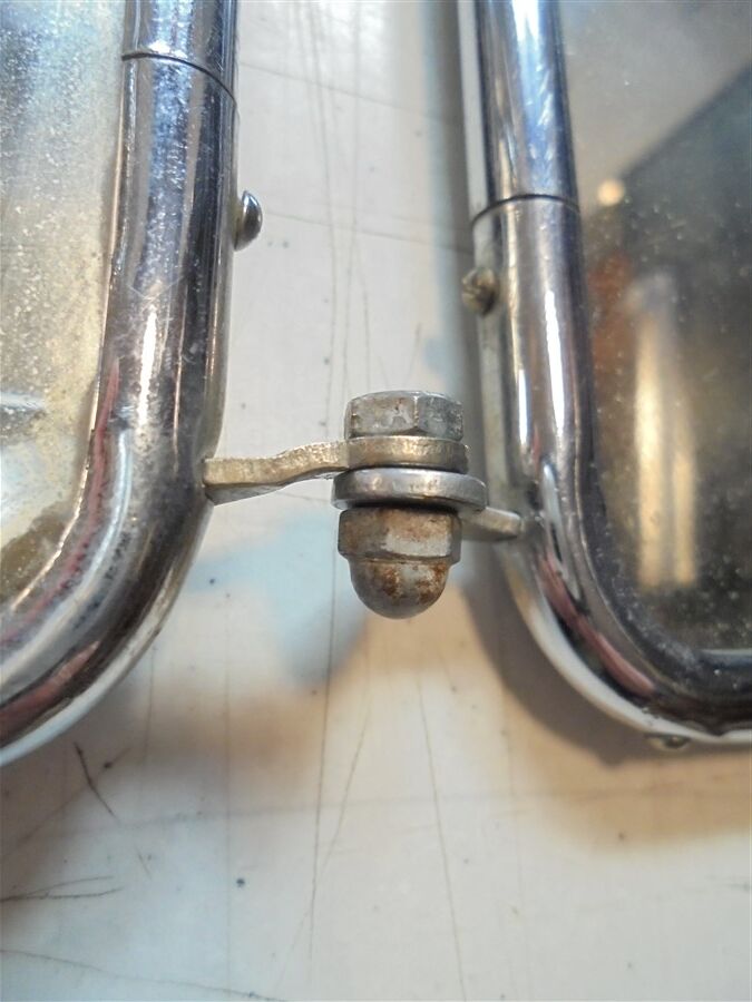 Barber triptych mirror 69x28cm