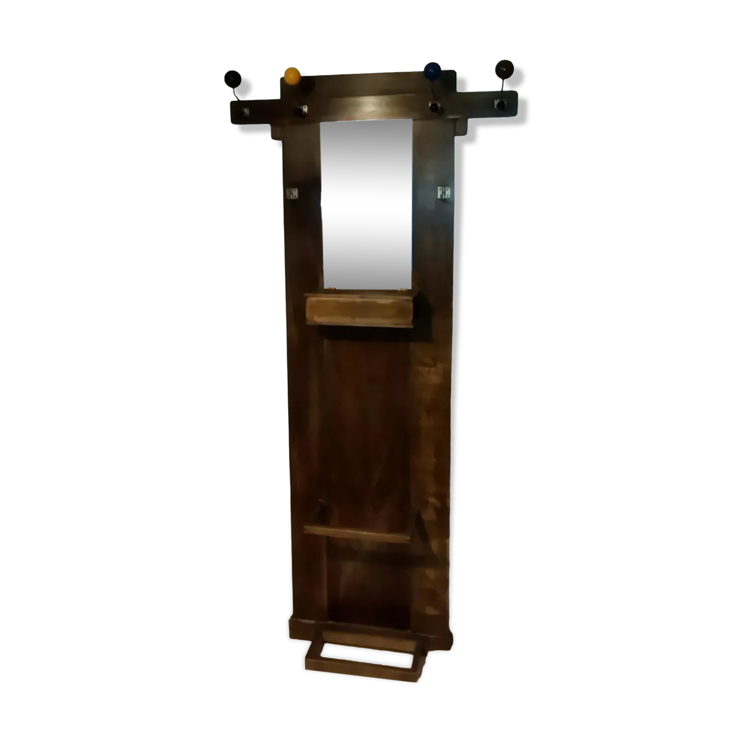 Old cloakroom coat rack