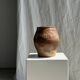 Large oval stoneware lidded pot H24