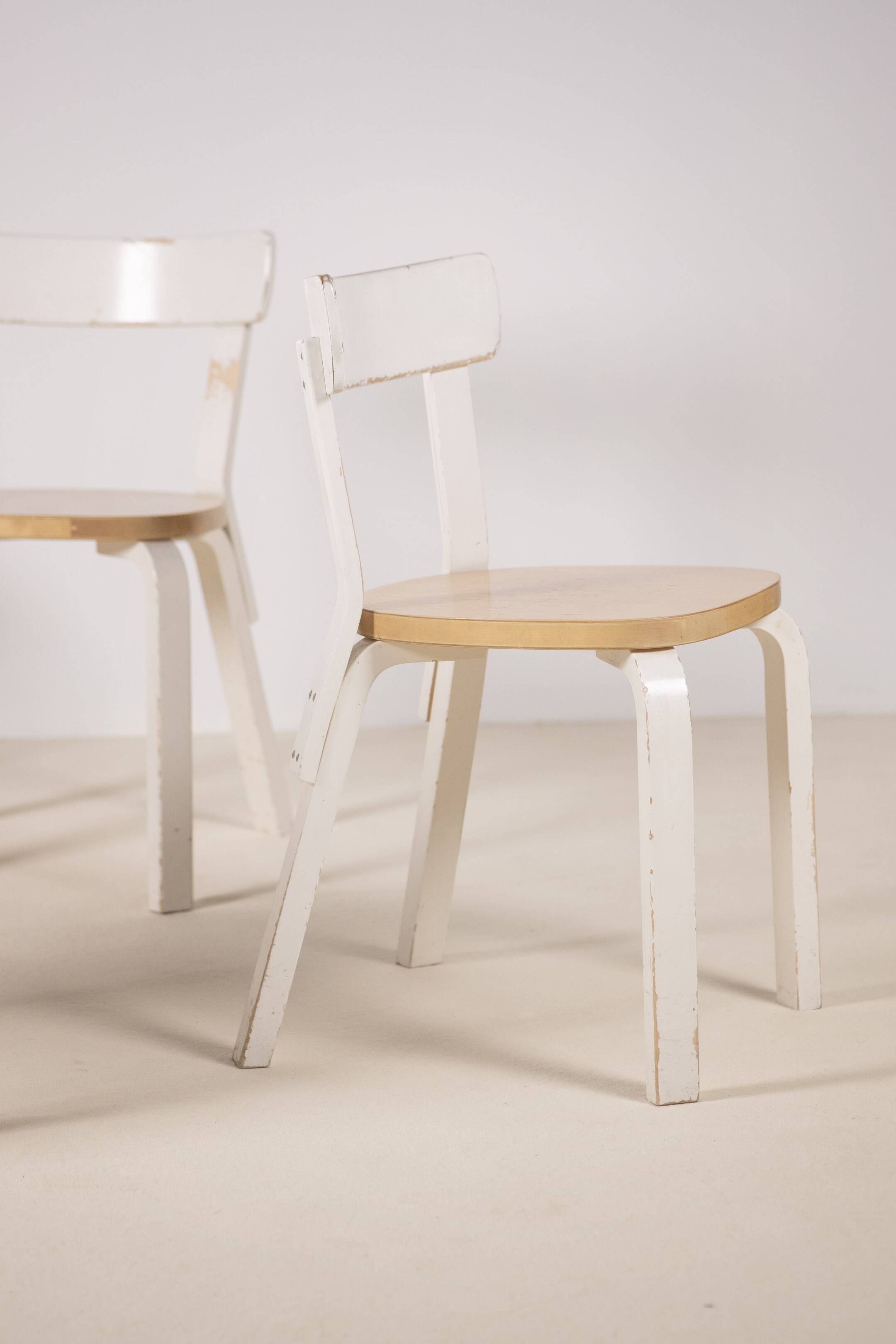 4x Alvar Aalto Model 69 by Artek, Finland