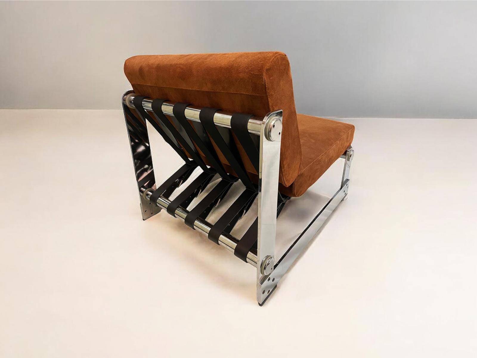 Set of 2 Lounge Chairs by Gilles Bouchez for Airborne, 1972