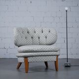 Hermès upholstered lounge chair by Otto Schulz for Boet