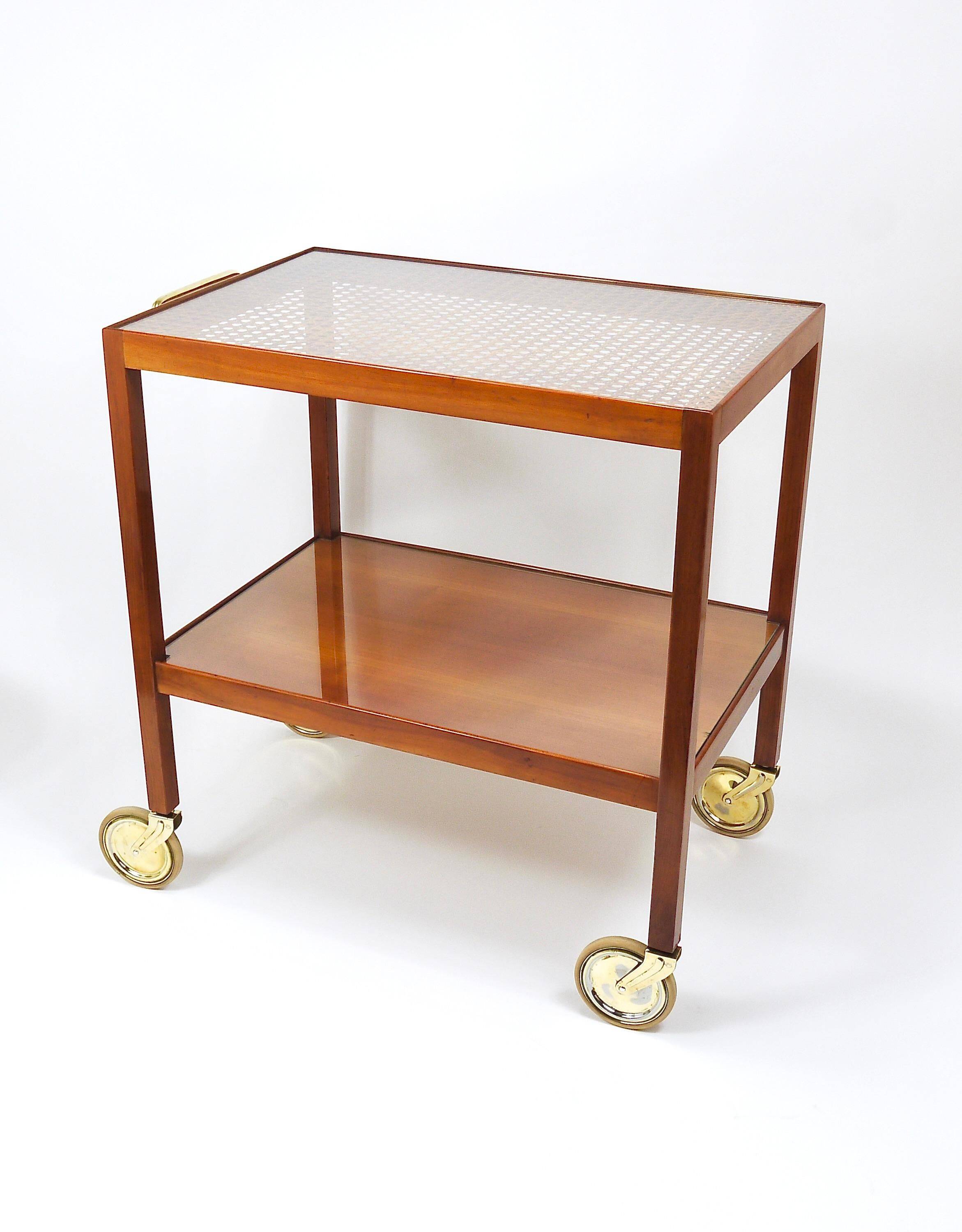 Julius Jirasek Werkstätte Hagenauer Bar Cart, Vienna, 1930s