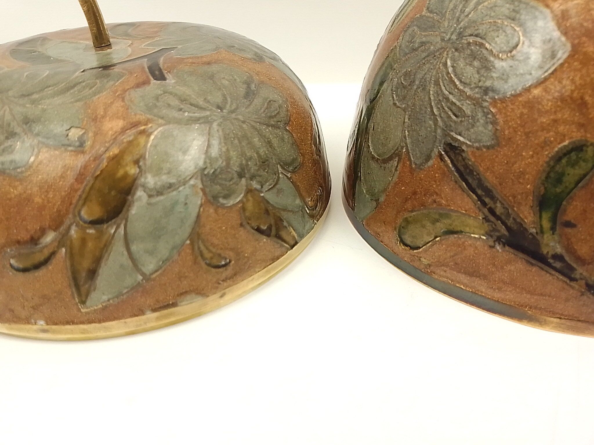 Brass box apple shape