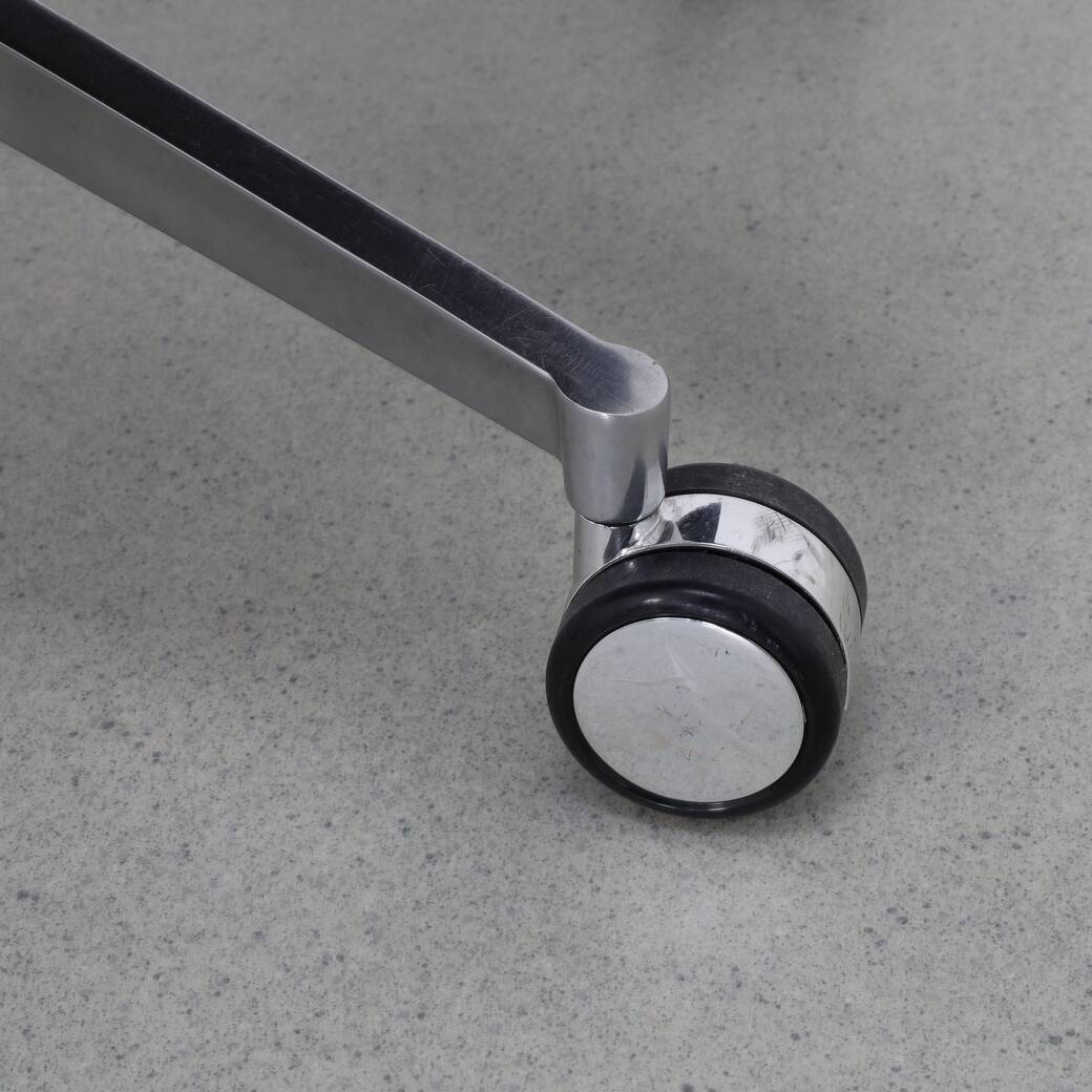 Lounge Chair Leather and Chrome by Poltrona Frau, 1990s