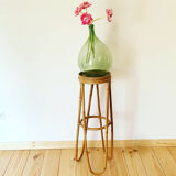 Vintage rattan plant holder