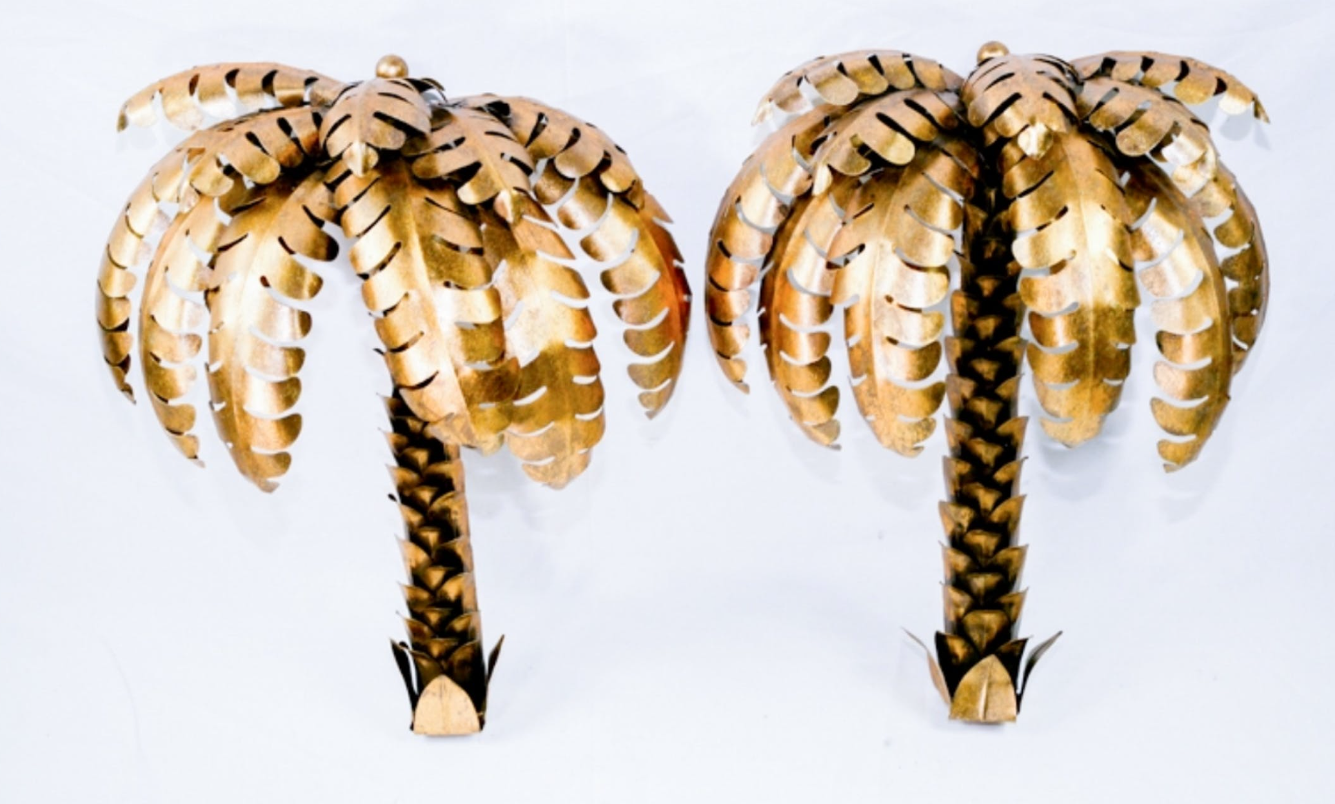 Palm tree sconce 1970