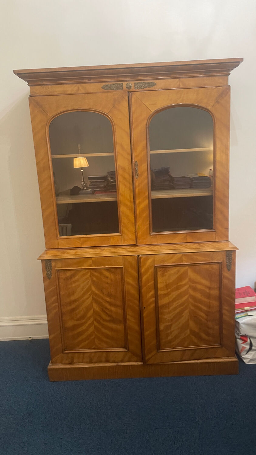 Glass dresser/double sideboard