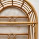 Large vintage rattan shelf
