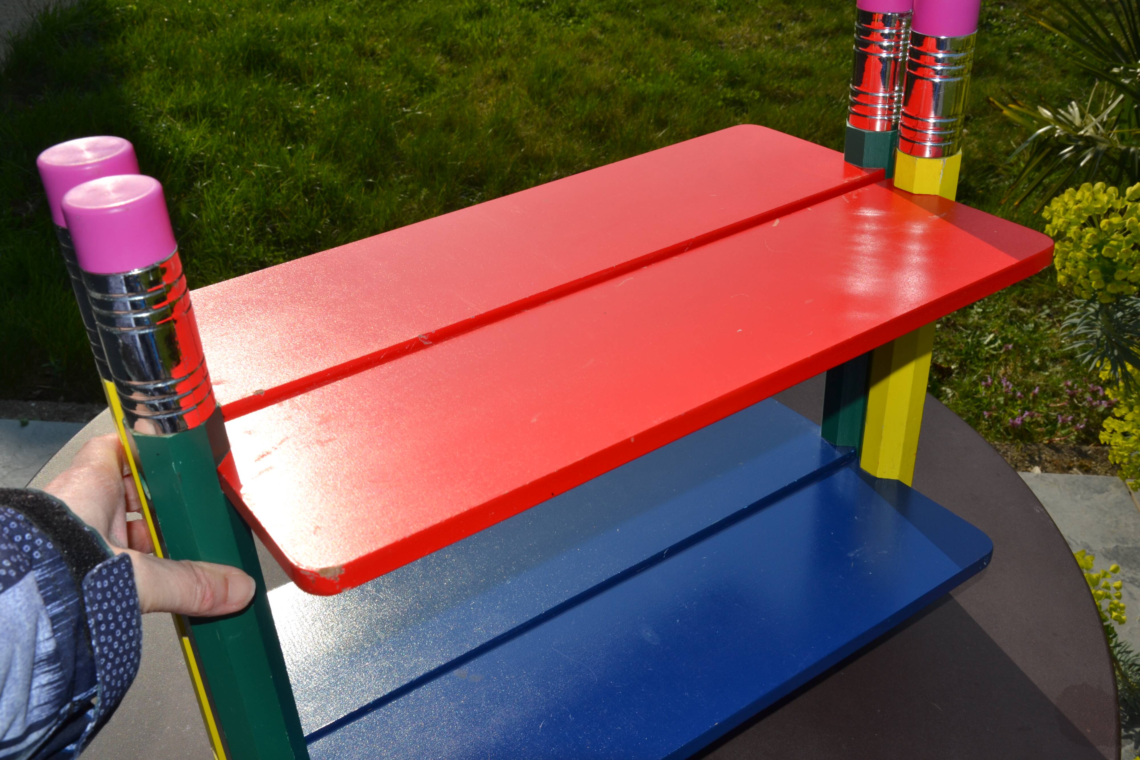 2 pencil shelves Pierre Sala