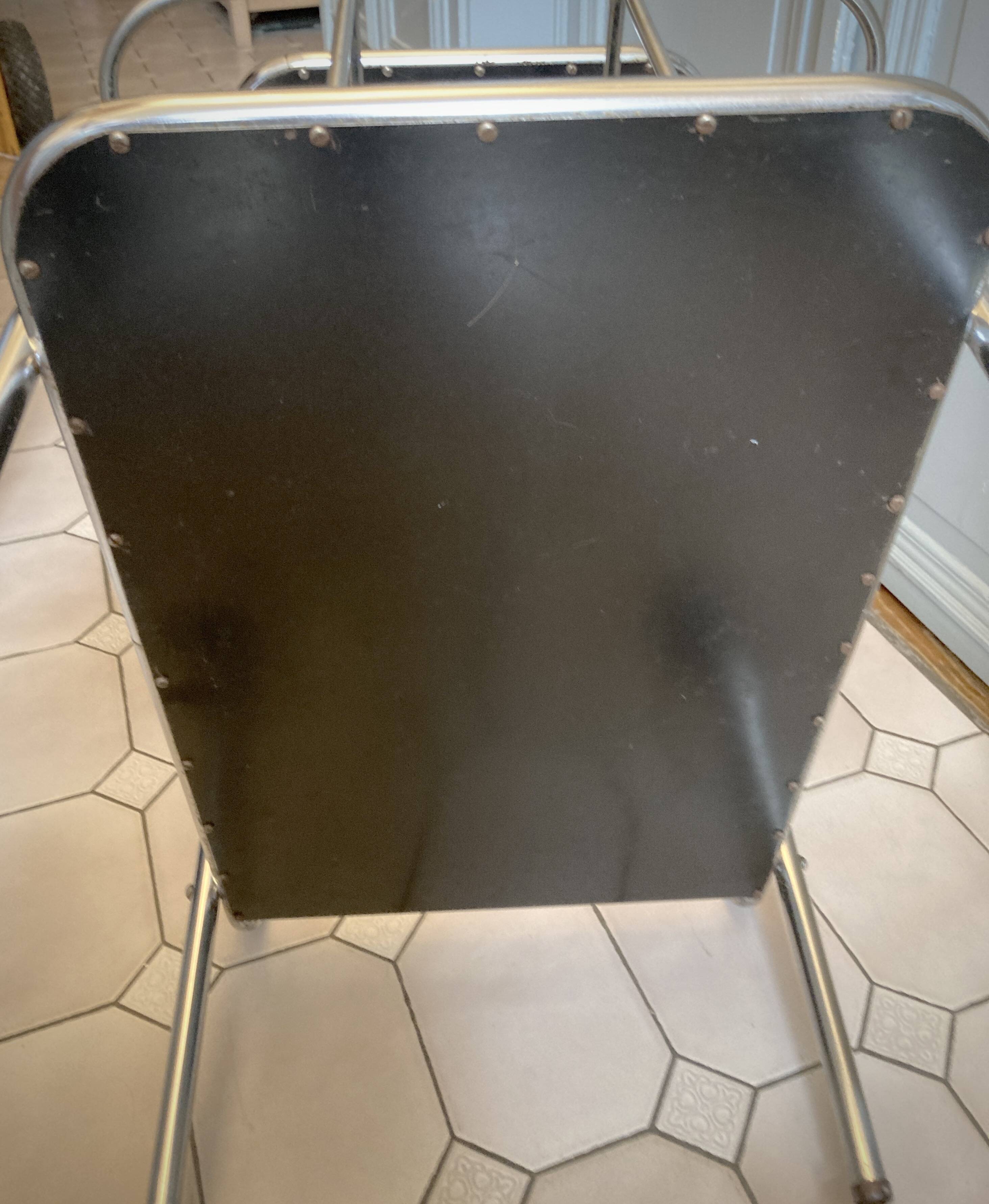 French Regency style metal serving trolley 1950