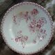 20 mismatched antique flat plates in ironstone