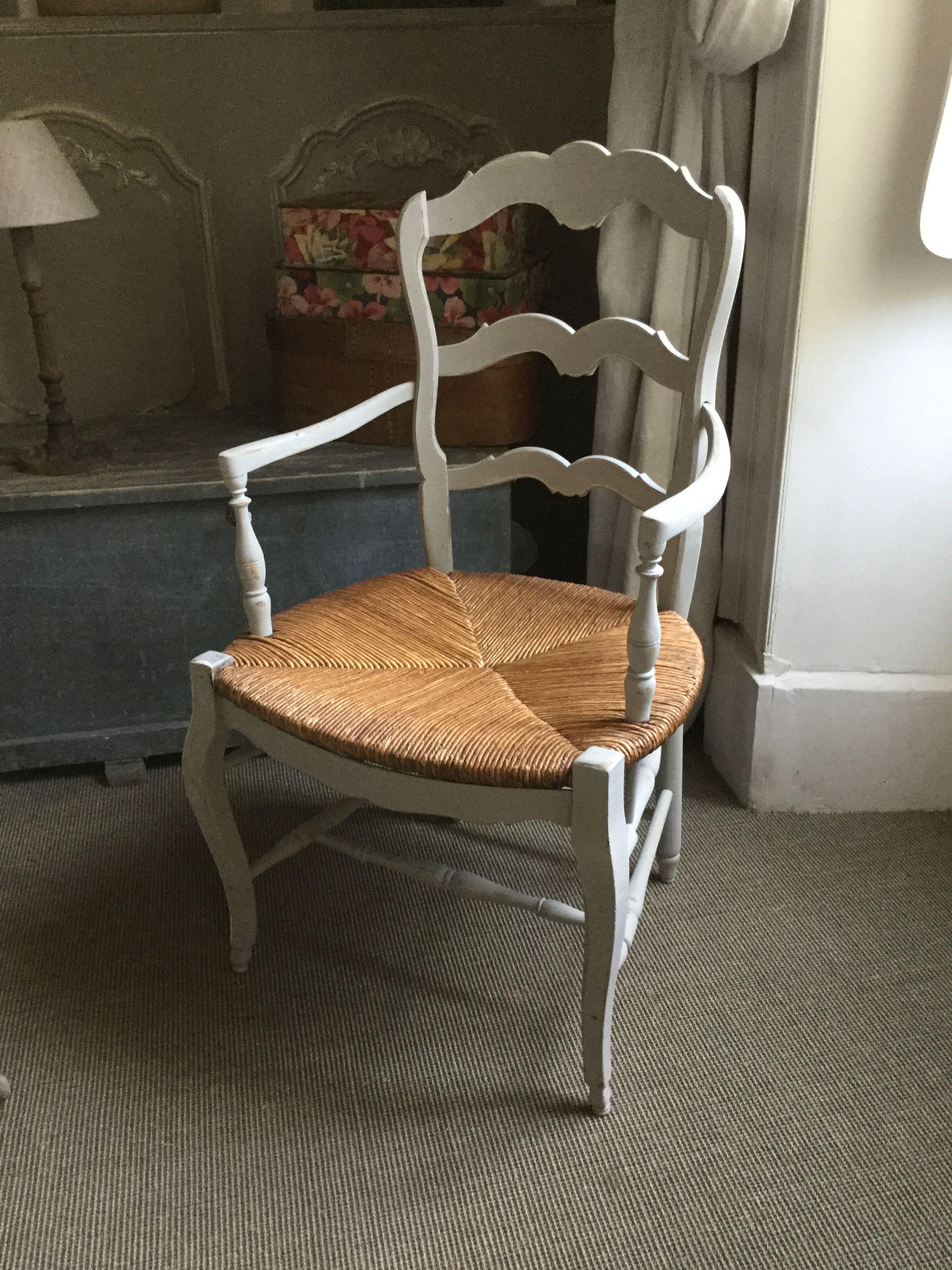 Old mulched armchair