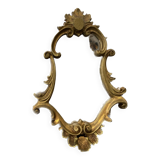 Miroir baroque doré 41 x 28 cm