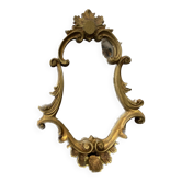 Miroir baroque doré 41 x 28 cm