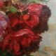 Tableau nature morte aux roses