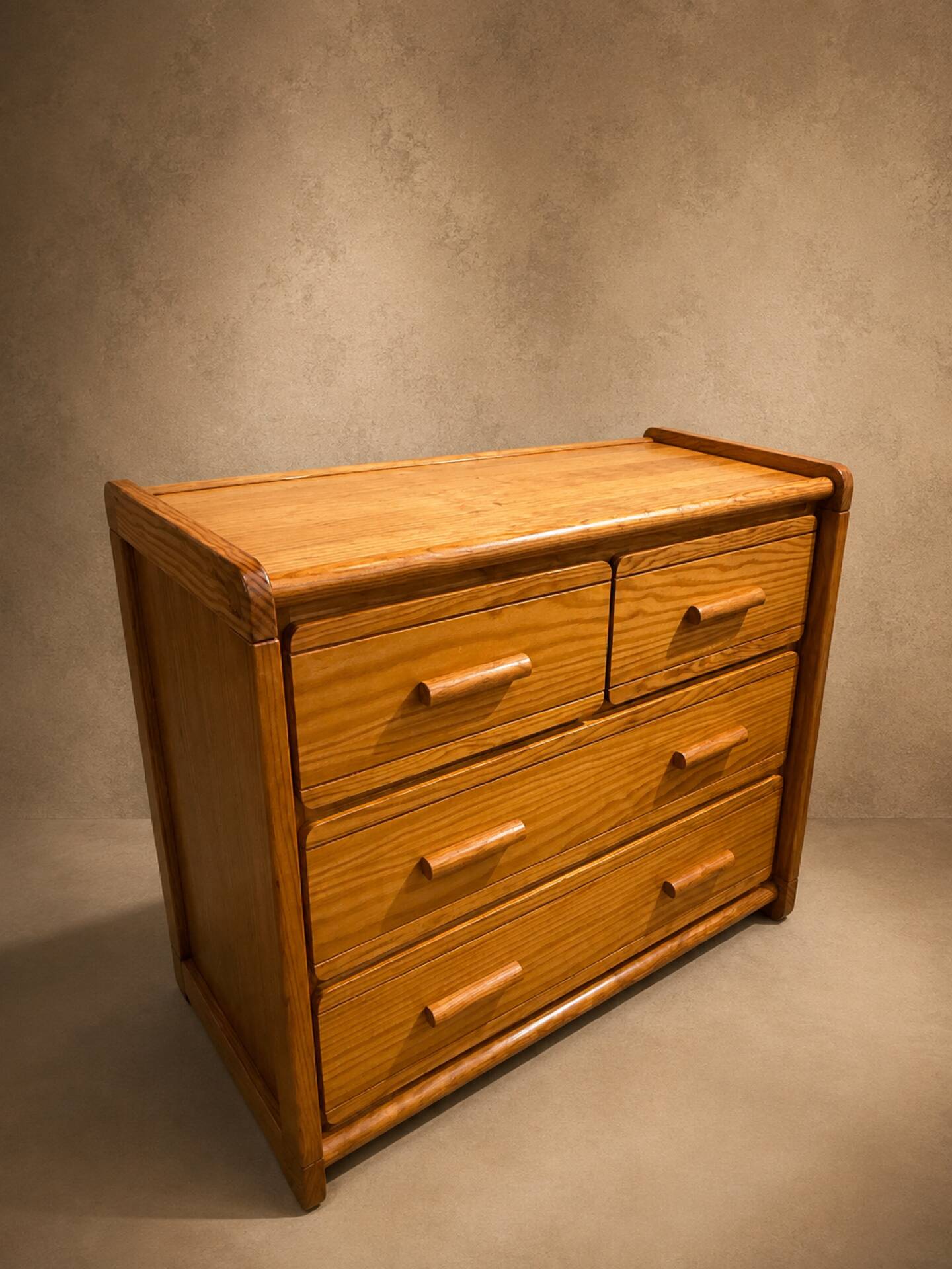 Pine chest of drawers Gautier France, circa 1980