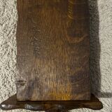 Table de chevet en bois brutaliste ou meuble d’appoint