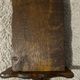 Brutalist wooden bedside table or occasional piece of furniture