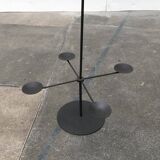 Vintage Brutalist Metal Candle Holder