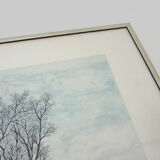 Original lithograph by Loppo Martinez " Elancourt " artist's proof. 21/91. 1982