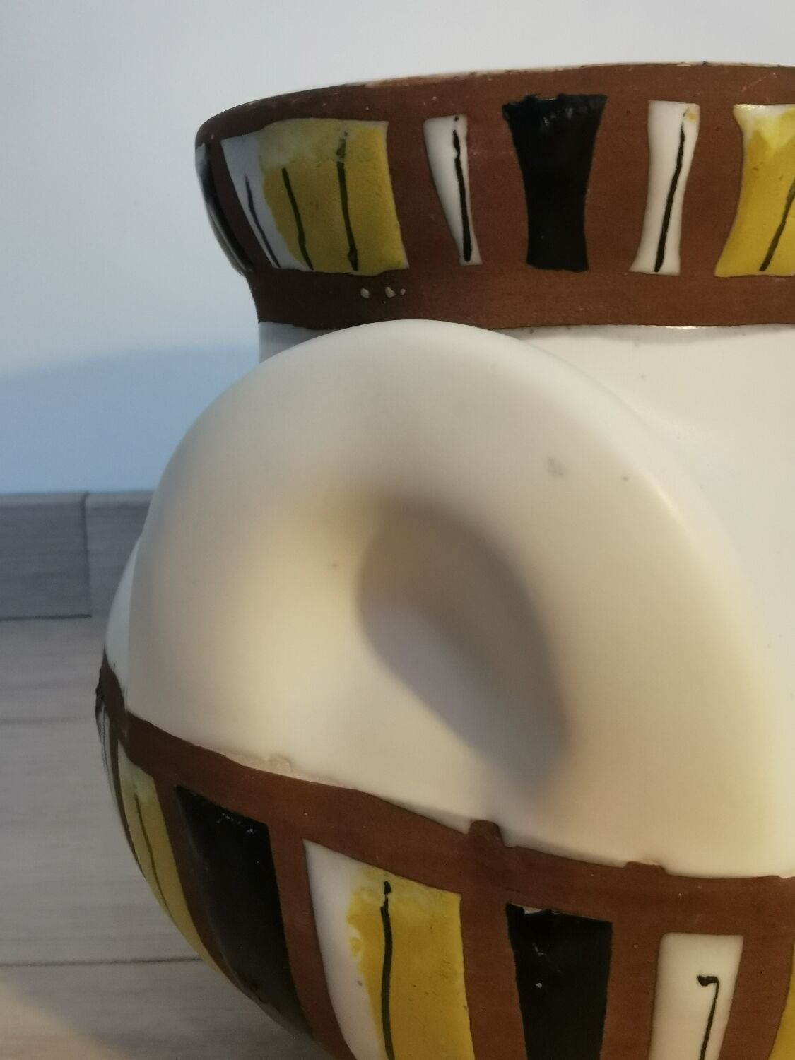 Vase à oreilles par Roger Capron Vallauris 50/60's