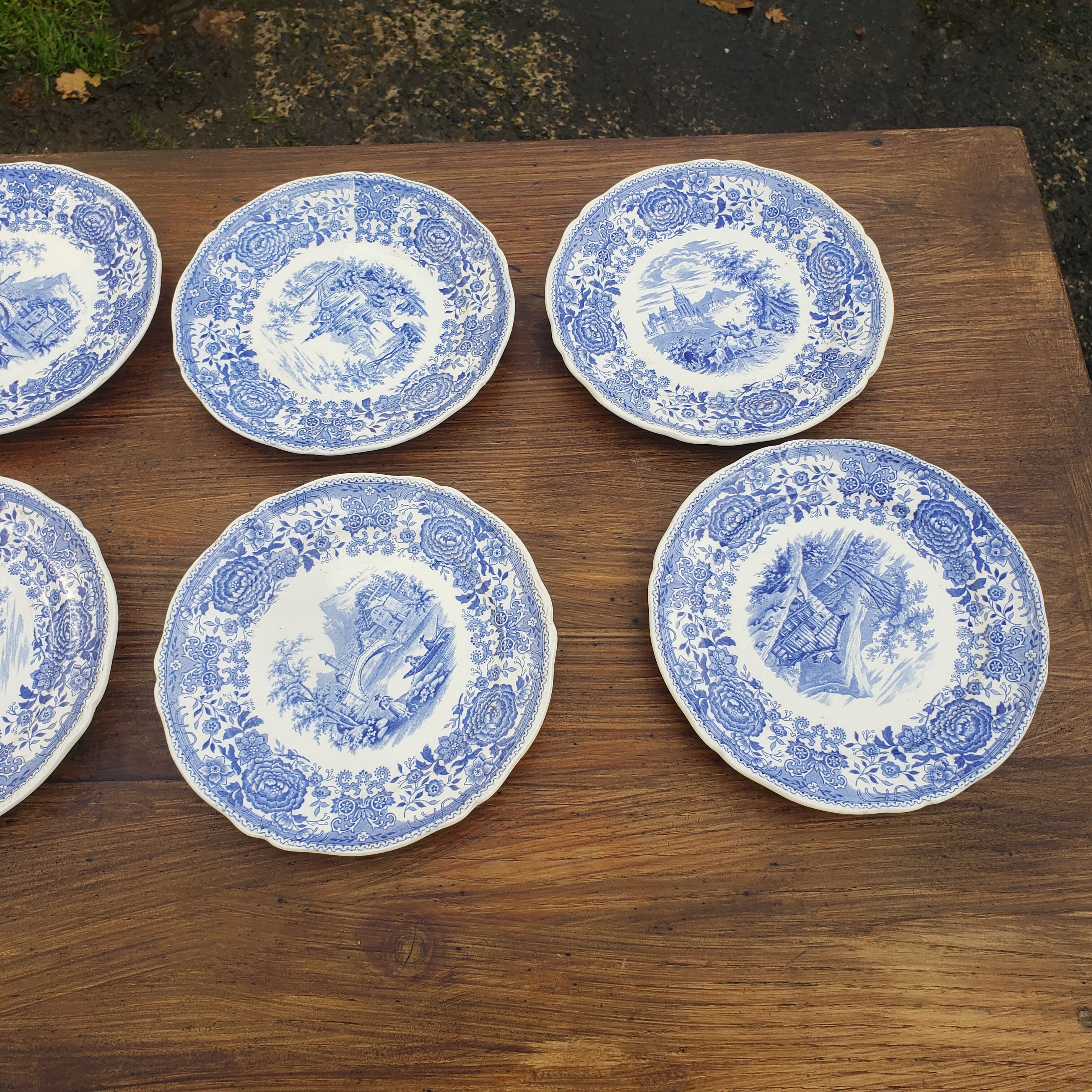 24 assiettes a dessert villeroy et boch