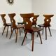 6 vintage 60s bistro-look dining chairs